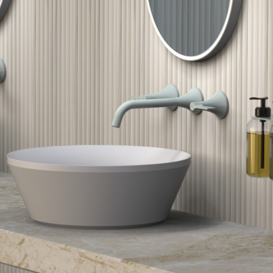 ARI Wall Basin Set 200mm Outlet Lever Ceramic Disc – Art Bathrooms